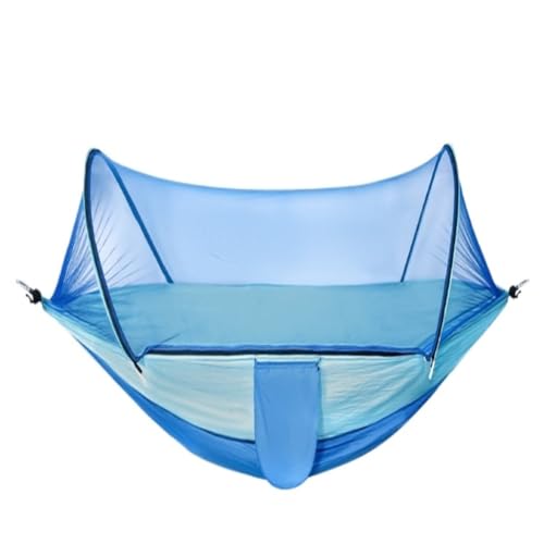 DWZXL Hängematte Hängematte Im Freien, Anti-Mücken- Und Insektenschutz, Tragbare Schaukel, Outdoor-Camping, Camping Mit Moskitonetz, Niedlich Outdoor Hängematte(Blue,1) von DWZXL