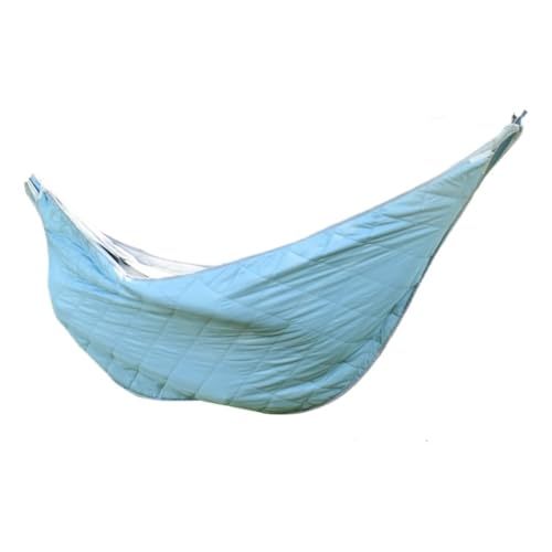 DWZXL Hängematte Hängematte Im Freien Schaukel Leinwand Outdoor Leinwand Anti-Rollover Schaukel Hängematte Outdoor Home Leinwand Hängesessel Outdoor Hängematte(Blue) von DWZXL