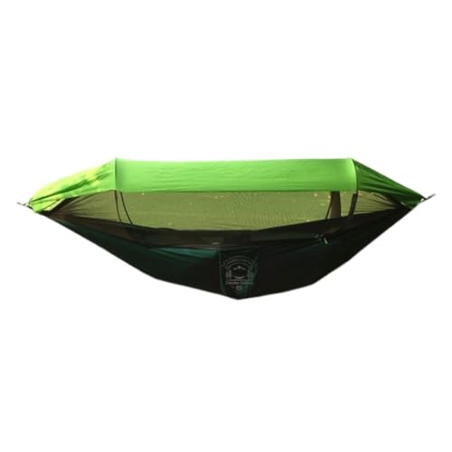 DWZXL Hängematte Moskitonetz-Hängematte, Outdoor-Camping, Vollautomatische, Schnell Zu Öffnende Hängematte, Sonnenschutz, Anti-Mücken-Hängematte for Den Außenbereich Outdoor Hängematte(Green) von DWZXL