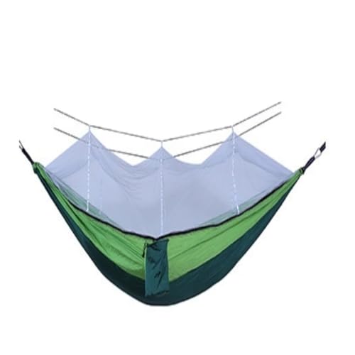 DWZXL Hängematte Outdoor Camping Moskitonetz Hängematte Nylon Fallschirm Stoff Hängematte mit Moskitonetz Outdoor Schaukel Hängematte Outdoor Hängematte(C) von DWZXL