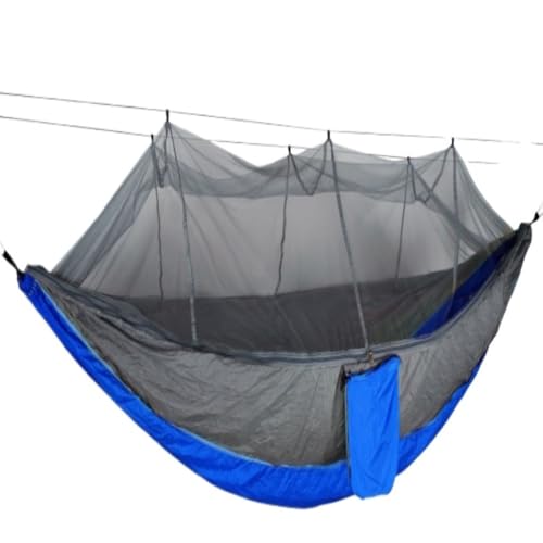 DWZXL Hängematte Outdoor Moskitonetz Hängematte Anti-Moskito Anti-Rollover Nylon Camping Outdoor Tragbare Schaukel Hängematte Outdoor Hängematte(I) von DWZXL