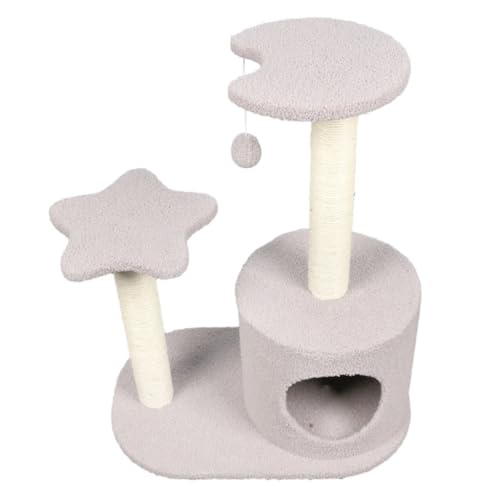 DWZXL Katzen Kletterwand Katzen-Klettergerüst, Katzen-Klettergerüst, Katzennest, Katzenbaum, Haustier-Katzennest, Katzenspielzeug, Sisal-Katzen-Sprungplattform Klettergerüst Für Katzen(Gray) von DWZXL