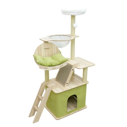 DWZXL Katzen Kletterwand Katzen-Klettergerüst, Katzenbaum-Turm, Indoor-Aktivität, Katzen-Klettergerüst, Katzennest, Katzenbedarf, langlebige Katzenmöbel Klettergerüst Für Katzen von DWZXL