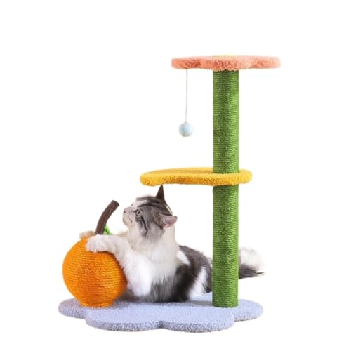 DWZXL Katzen Kletterwand Katzen-Klettergerüst, Kleiner Sisal-Katzenkratzbaum, Katzenregal, Katzenkratzbrett, Katzenspielzeug, langlebiges Katzennest Klettergerüst Für Katzen(E) von DWZXL