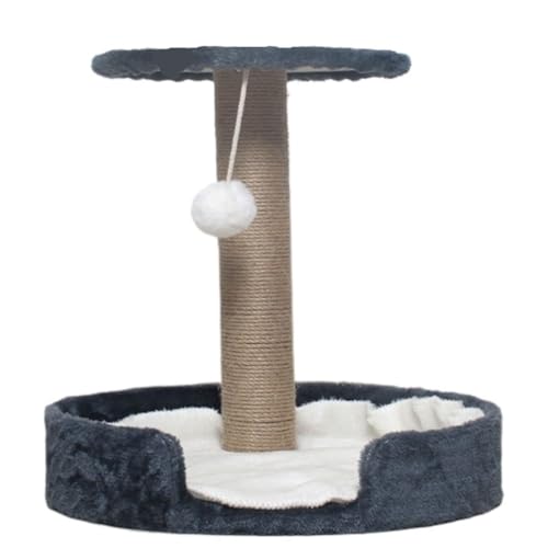 DWZXL Katzen Kletterwand Katzenkratzbrett, Krallenschleifer, Katzenzubehör, Spielzeug, Katzenklettersäule, Vertikaler Sisal-Katzenkletterrahmen Klettergerüst Für Katzen(Blue,C) von DWZXL