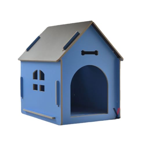 DWZXL katzenhaus Indoor Abnehmbare Holz Katze Haus Hund Haus Haustier Hund Haus Mit Fenster Outdoor Kabine Indoor Outdoor Hohe Katzenkäfig(A1,L) von DWZXL