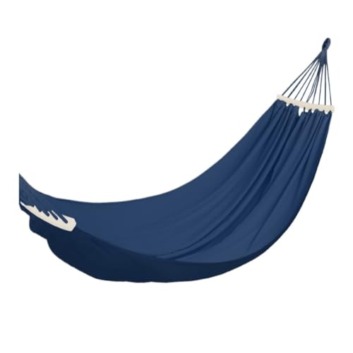 Hängematte Hängematte Outdoor Schaukel Camping Einzel Doppel Schlafzimmer Erwachsene Schlafen Anti-Rollover Verdickte Hängen Stuhl Outdoor Hängematte(Blue,D) von DWZXL