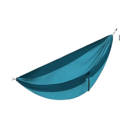 Hängematte Outdoor Camping Hängematte Erwachsene Verdickte Tragbare Schaukel Doppel Anti-Rollover Studentenwohnheim Hängen Stuhl Outdoor Hängematte(Blue,L) von DWZXL