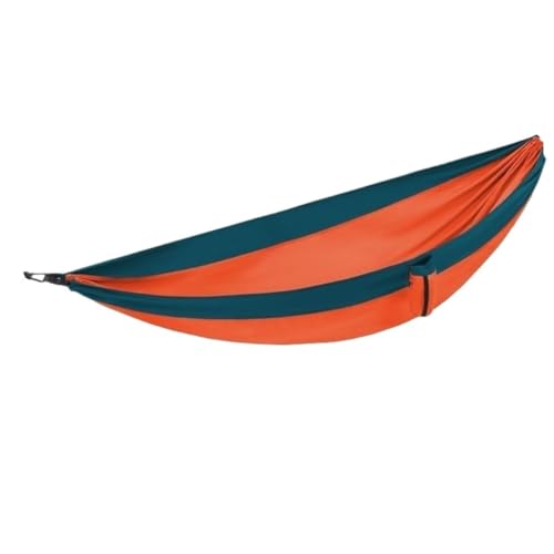 Hängematte Outdoor Camping Schaukel Hängematte Outdoor Doppel Anti-Rollover Outdoor Tourismus Camping Camping Hängen Stuhl Outdoor Hängematte(Orange,L) von DWZXL