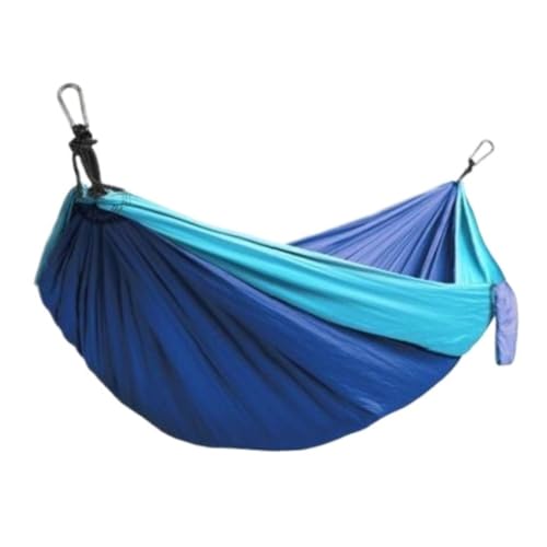 Hängematte Outdoor Doppel Hängematte Camping Einzel 210T Schaukel Hängematte Nylon Outdoor Hängematte Outdoor Fallschirm Tuch Outdoor Hängematte(220 * 90cm) von DWZXL