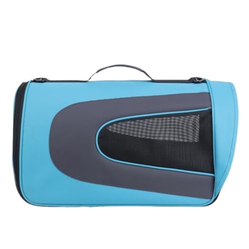 Katzentaschen Haustierausflug Outdoor-Katzentasche, Tragbar, Tragbar, Tragbar, Haustierbedarf, Atmungsaktiv, Haustiertasche, Haustierbedarf Cat Bag(Blue,B(43cm*23cm*25cm)) von DWZXL