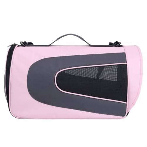 Katzentaschen Haustierausflug Outdoor-Katzentasche, Tragbar, Tragbar, Tragbar, Haustierbedarf, Atmungsaktiv, Haustiertasche, Haustierbedarf Cat Bag(Pink,A(35cm*23cm*25cm) von DWZXL