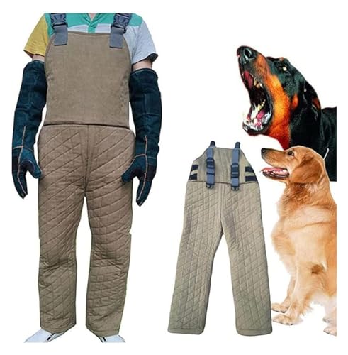 DXYOYONGOZ Anti-Hundebiss-Overall, Hundebiss-Trainingsanzug, AntiHundebiss-Overall, Schlangenbiss, verdickter AntiTear-Bite-Overall, leicht und flexibel, um streunende Hunde zu fangen(XL) von DXYOYONGOZ