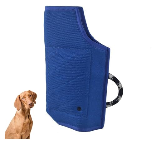 DXYOYONGOZ Hundebiss Ärmel Schlepper, Hund beißt Sleeve, Hundebeißschutz Trainingsschutz, geeignet for die Ausbildung von Deutschen Schäferhunden/Wachhunden(Blue) von DXYOYONGOZ