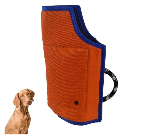 DXYOYONGOZ Hundebiss Ärmel Schlepper, Hund beißt Sleeve, Hundebeißschutz Trainingsschutz, geeignet for die Ausbildung von Deutschen Schäferhunden/Wachhunden(Orange) von DXYOYONGOZ