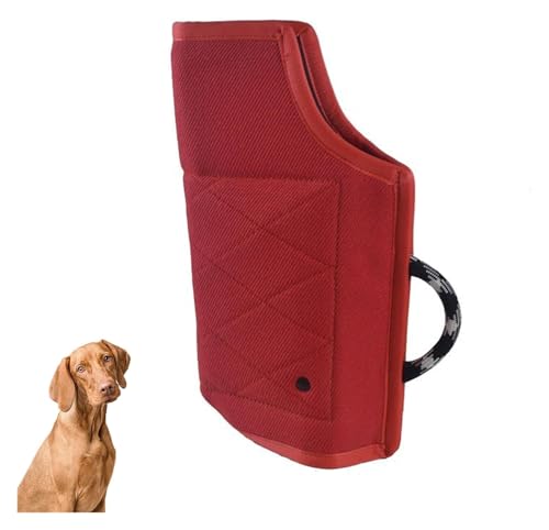 DXYOYONGOZ Hundebiss Ärmel Schlepper, Hund beißt Sleeve, Hundebeißschutz Trainingsschutz, geeignet for die Ausbildung von Deutschen Schäferhunden/Wachhunden(Red) von DXYOYONGOZ