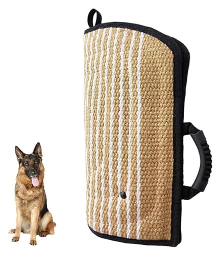 DXYOYONGOZ Hundebiss Ärmel Schlepper, Hund beißt Sleeve, Professionelles Trainingsgerät for Junge Hunde, Arbeitshund, Welpen, Zerrtraining, Spielen(Black) von DXYOYONGOZ