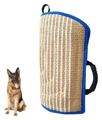 DXYOYONGOZ Hundebiss Ärmel Schlepper, Hund beißt Sleeve, Professionelles Trainingsgerät for Junge Hunde, Arbeitshund, Welpen, Zerrtraining, Spielen(Blue) von DXYOYONGOZ