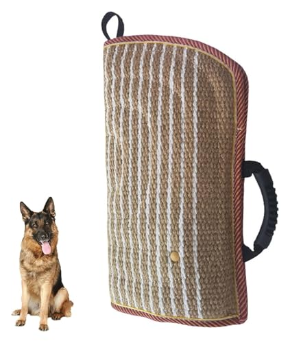 DXYOYONGOZ Hundebiss Ärmel Schlepper, Hund beißt Sleeve, Professionelles Trainingsgerät for Junge Hunde, Arbeitshund, Welpen, Zerrtraining, Spielen(Pink) von DXYOYONGOZ