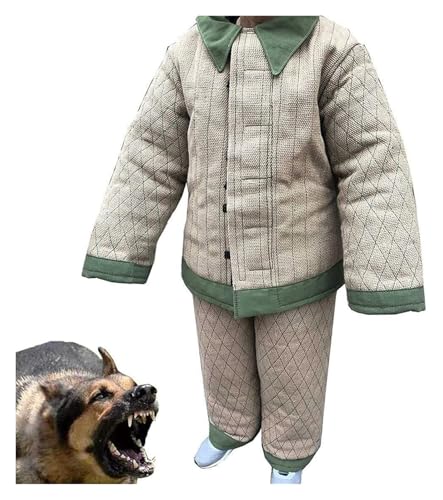 DXYOYONGOZ Schutzkleidung für Trainingshunde, Hundetrainingsanzug, Trainingshundeschutzkleidung, Hundetrainings-Beißanzugjacke for mittelgroße und große Hunde, Beißtraining(Large) von DXYOYONGOZ