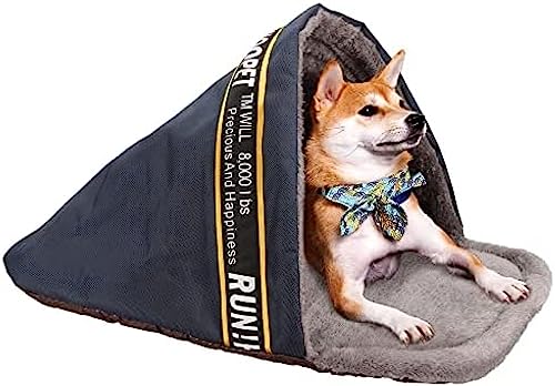 DXYQXL Orthopädischer Katzen-/Hundebett-Schlafsack, 2-in-1-Haustierbett für kleine, mittelgroße und große Hunde, Katzen, maschinenwaschbar, unterstützt Haustiere unter 25 kg, 81,3 x 67,9 cm von DXYQXL