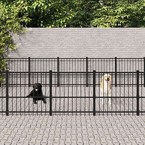 Dog Cages Indoor,tierkäfig,hundebox,hundebox für zuhause,Outdoor-Hundezwinger Stahl 22,58 m²Entworfen für Garten und Terrasse. von DYRJDJWIDHW