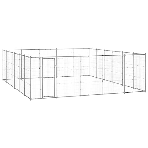 hundebox Auto,hundehütte,Faltbare hundebox,Outdoor-Hundezwinger Verzinkter Stahl 36,3 m²Entworfen für Garten und Terrasse. von DYRJDJWIDHW