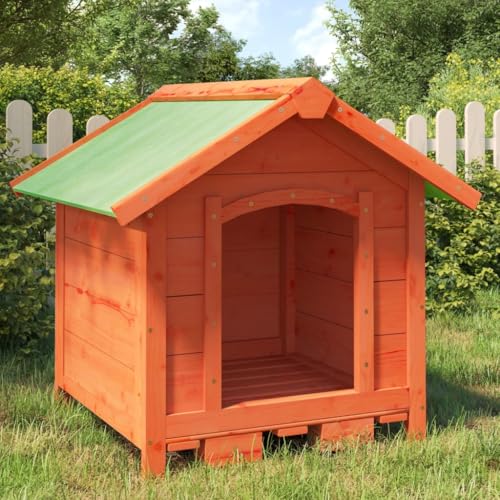 hundebox alu,hundebox Metall,hundezwinger,Hundehütte Braun 65x65x61,5 cm Massivholz KieferEntworfen für Garten und Terrasse. von DYRJDJWIDHW