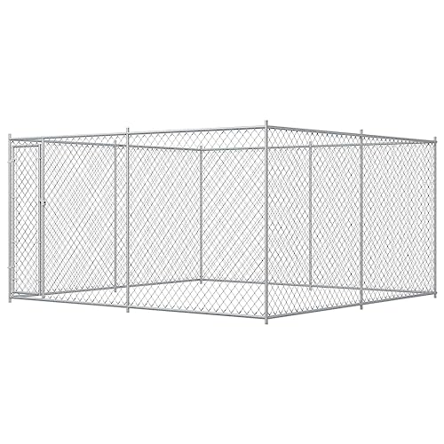 hundebox für zuhause,hundekäfig,hundebox faltbar,Outdoor-Hundezwinger 383x383x185 cmEntworfen für Garten und Terrasse. von DYRJDJWIDHW