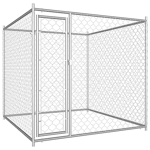 hundekäfig möbel,hundebox Metall,welpenbox,Outdoor-Hundezwinger 193x193x185 cmEntworfen für Garten und Terrasse. von DYRJDJWIDHW