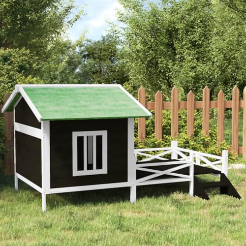 hundetransportbox alu,hundebox zuhause,Dog Crate Indoor,Hundehütte Grau 159x120x88,5 cm Massivholz KieferEntworfen für Garten und Terrasse. von DYRJDJWIDHW