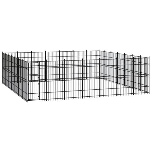 hundetransportbox alu,hundebox zuhause,Dog Crate Indoor,Outdoor-Hundezwinger Stahl 45,16 m²Entworfen für Garten und Terrasse. von DYRJDJWIDHW