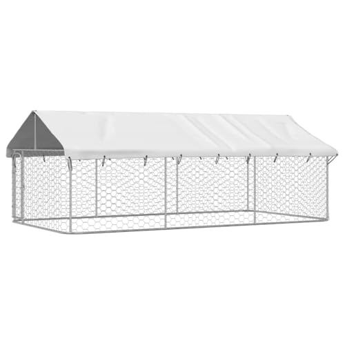 innen Kamera,Hunde käfig,hundebox Trixie,Outdoor-Hundezwinger mit Dach 400x200x150 cmEntworfen für Garten und Terrasse. von DYRJDJWIDHW