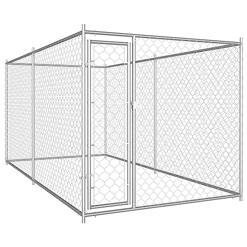 käfig Hund,hundeboxen für zuhause,hundebox Auto Grosse Hunde,Outdoor-Hundezwinger 382x192x185 cmEntworfen für Garten und Terrasse. von DYRJDJWIDHW