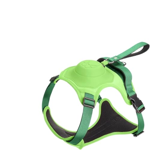 Hundeweste mit Clip vorne und hinten, verstellbar, weich gepolstert, Leinenhalter for Haustiere, begehbare Hundeweste und Leinenholster, leichtes Westengeschirr for Training oder Spazierengehen, kontr von DYUES-SDOEMVIEN