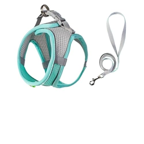 Hundeweste mit Clip vorne und hinten, verstellbar, weich gepolstert, Leinenhalter for Haustiere, begehbare Hundeweste und Leinenholster, leichtes Westengeschirr for Training oder Spazierengehen, kontr von DYUES-SDOEMVIEN