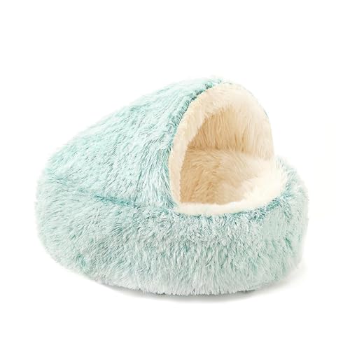 Katzennest Katzenmuschelnest Winter Warm Katzenstreu Vier Jahreszeiten Universal Plüsch Katzenstreu Hundestreu von DZDPIYEZA