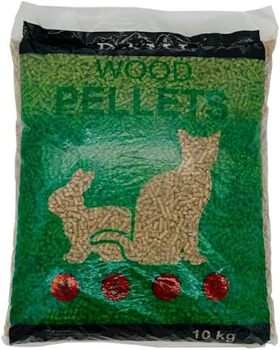 DAMI Katzenpellets - 100% natürliches Katzenstreu & Tierstreu - Biologisch abbaubar & kompostierbar (3 x 10 kg) von DaMi