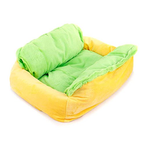 Daconovo Waschbar Hot Dog Welpe Haustier Bett Warmer Hundezwinger Hundnest Haus Kissen Pad von Daconovo