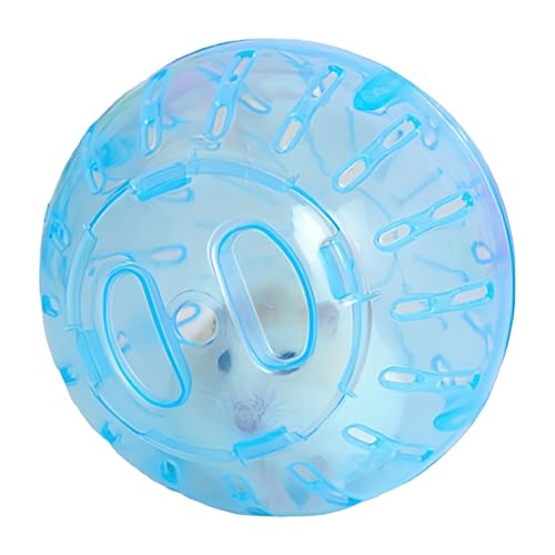 Hamsterrad, 10cm 12cm Durchmesser, Hamsterball Klein Transparent Kunststoff, Laufkugel für Hamster, Hamster Laufball Gymnastikball, Laufrad Hamster für Kleintiere Mäuse (10 cm) von Daelesr