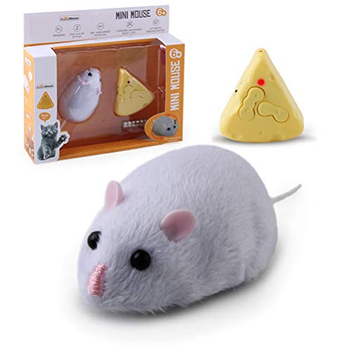 Dan&Dre Maus Plüschtier Fernbedienung Maus Spielzeug Katzenspielzeug Realistisch Bequem Plüsch Ratten Spielzeug Gefälschte Ratte Maus Spielzeug von Dan&Dre