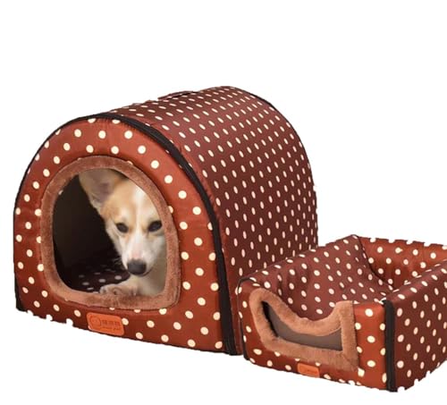 Danchen Extra großes Haustierhaus, Deluxe-Hundebett, Höhle, kuschelig, Winter, warm, abnehmbares Kissen, Haustiernest, großer Hundeschlafsack, Katzen/Welpen, Kuschelsack, Zwinger, Unterlage (3XL, 100 von Danchen