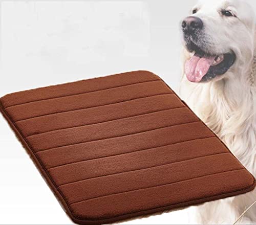 Danchen Hundebett, Katzenmatte, waschbar, 60 x 40 cm, weich, dünn, Schaumstoff, Haustierbetten, Hundehütte, orthopädisches Hundekissen, Polsterung, rutschfest von Danchen