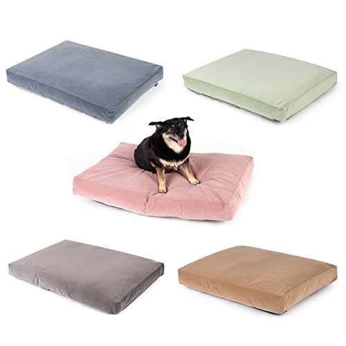 Hundekissen für erhöhtes Hundebett, 107 x 76 x 10 cm, Haustierbettmatratze für große, mittelgroße und kleine Hunde, abnehmbar, waschbar, Matte für Hundekäfige, bequem und rutschfest von Danchen