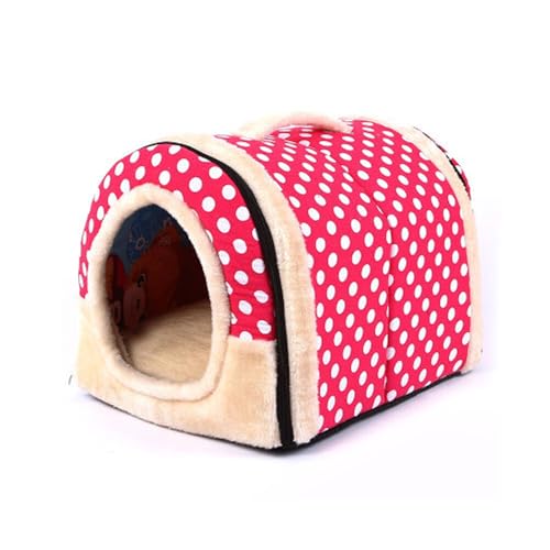 Cozy Dog Cave Bed House Outdoor Indoor Dog House Pet Cave Bed, Non-Slip Cat Dog Zwinger Warm Comfortable Sleeping Nest Calming Bed with Zipper von Dancmiu