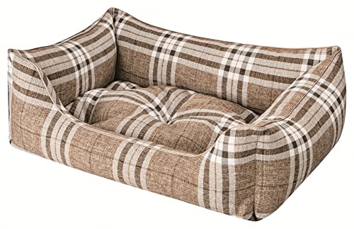 Dandy Dog Hundebett Highlands Beige - abziehbar Bezug und Füllung waschbar kuschelig gelenkschonend hochwertige Qualität Made in Germany - Größe XL von Dandy Dog