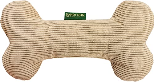 Dandy Dog Hundespielzeug Knochen Relax Beige Größe S/M von Dandy Dog