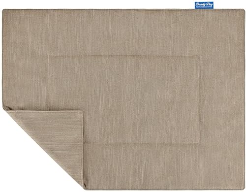 Hundedecke Eco Dog Taupe - waschbar kuschelig nachhaltig hochwertige Qalität Made in Germany - Größe M von Dandy Dog