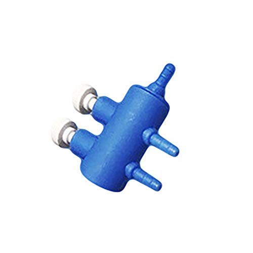 Danigrefinb Luftpumpen-Schlauch-Splitter Wasserschlauchverbinder für Aquarien mit Sauerstoffregulierungsventil von Danigrefinb