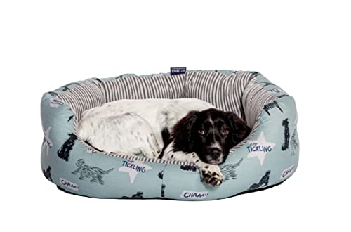 Danish Design Battersea Dogs Home Hundebett, verspielt, schmutzabweisend, maschinenwaschbar, nachhaltig, für Hunde, Welpen, Deluxe, Schlummerbett, 61 cm von Danish Design